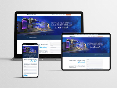 Design landing page pentru ChaosSearch